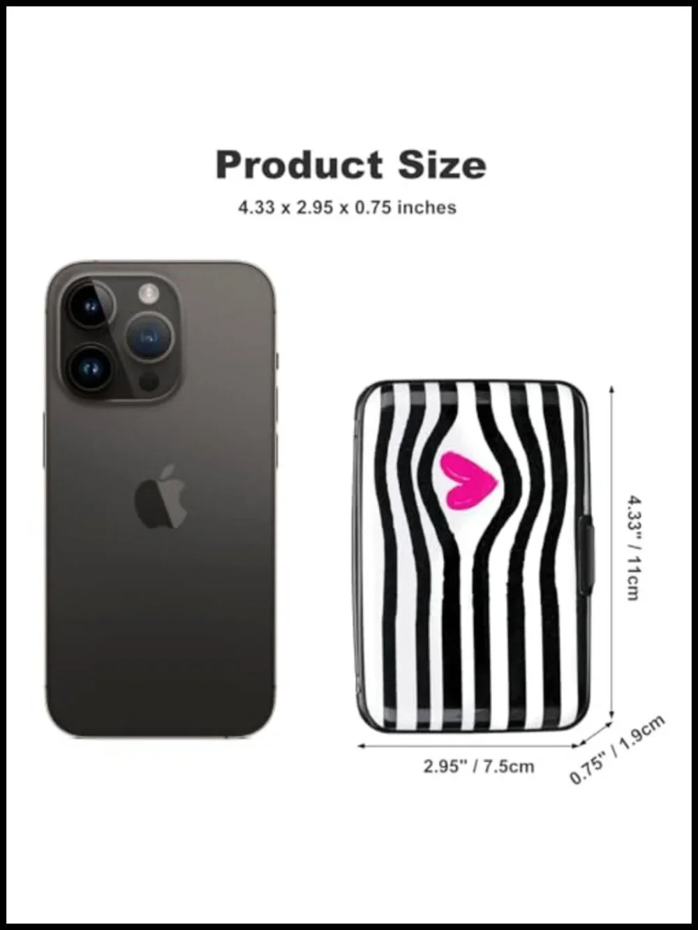Mini RFID Aluminum Wallet Card Case for Men Women
